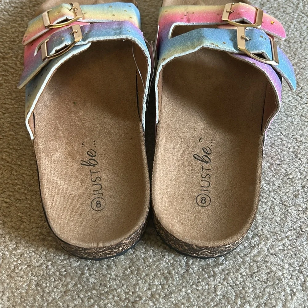 Brand new Just Be Rainbow Sandals - Picture 4 of 6